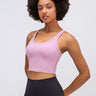 Blush Pink|SASSYS Shirts & Tops Eclipse Racerback Sports Top